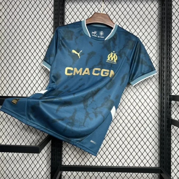 24-25 Marseilles Away Soccer Jersey - Image 6