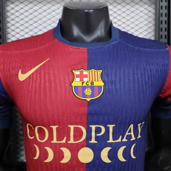 Barcelona x COLDPLAY Home Jersey Player Version 2024/25 - Image 5