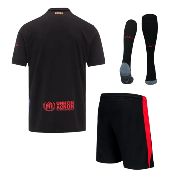 Barcelona Away Custom Full Soccer Kit 2024-25 - Image 2
