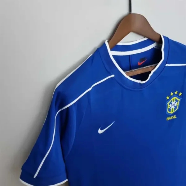 Brazil World Cup 1998 Retro Jersey Away - Image 4