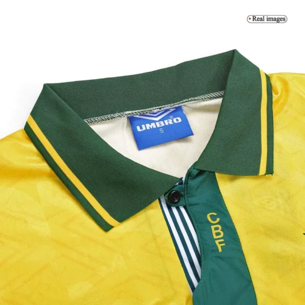Brazil 1991/93 Retro Jersey Home - Image 6