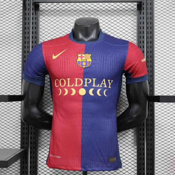 Barcelona x COLDPLAY Home Jersey Player Version 2024/25 - Image 3