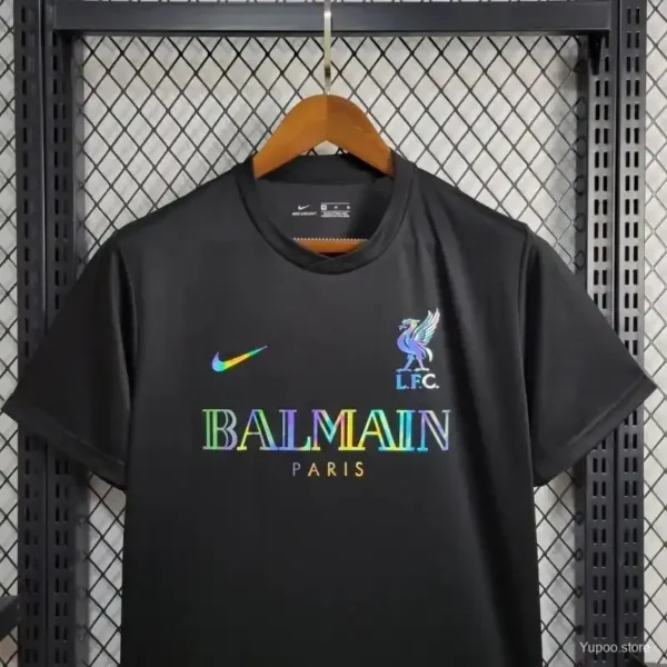 24-25 Liverpool Black Training Suit Football Jersey - Image 5