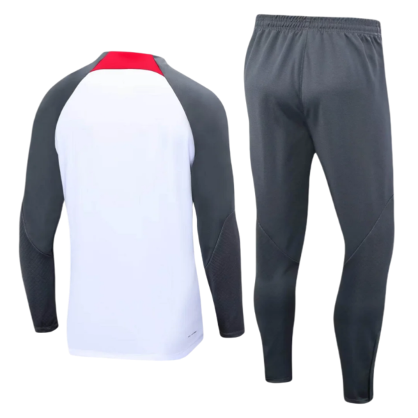 Liverpool Half-Pull Training Suit White Jersey 2023/2024 - Image 2
