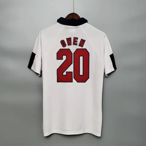 1998 England World Cup Home Retro Jersey - Image 11