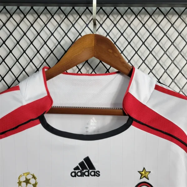 06-07 AC Milan UCL Final Retro Jersey Away Long Sleeve - Image 8