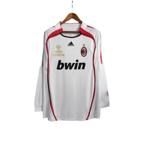 06-07 AC Milan UCL Final Retro Jersey Away Long Sleeve