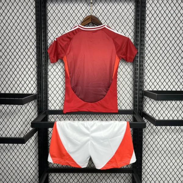 2024/25 Kids Manchester United Home Kit(Jersey+Shorts) - Image 4