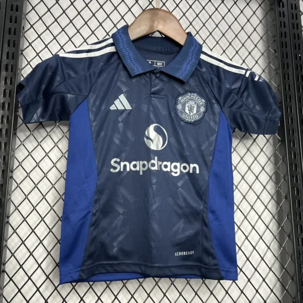 24-25 Manchester United Away Kids Jersey+Shorts - Image 6