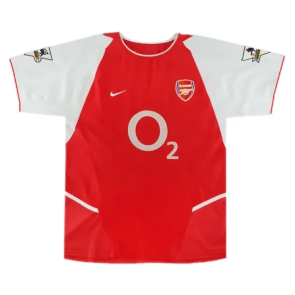 02-04 Arsenal LJUNGBERG #8 Retro Jersey Home - Image 2