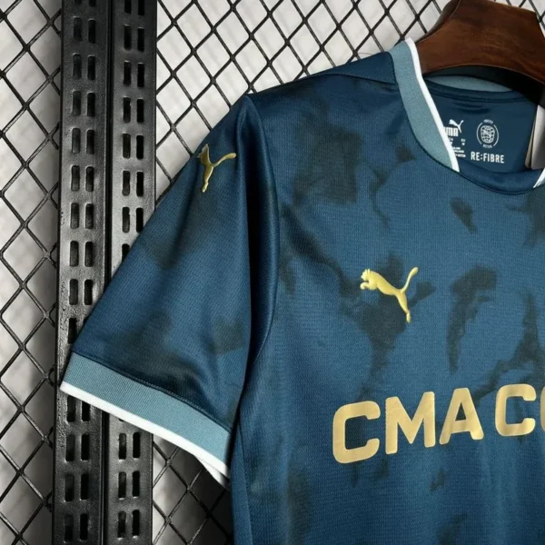 24-25 Marseilles Away Soccer Jersey - Image 3