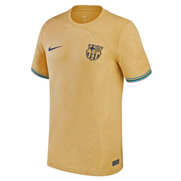 FC BARCELONA AWAY 22-23 LEWANDOWSKI KIDS JERSEY - Image 3