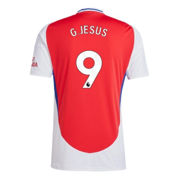 Arsenal 2024 2025 Jesus Children's Home Kit Jersey - Image 2