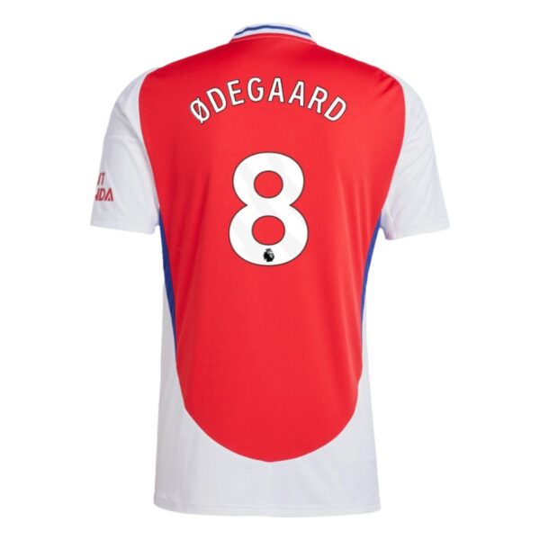 Arsenal Children's Home Kit Jersey 2024 2025 Ødegaard - Image 2