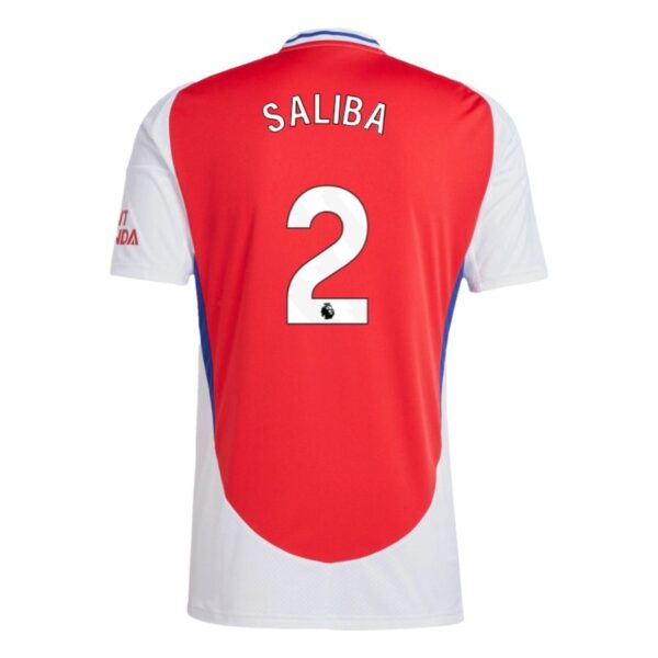 Arsenal Home Jersey 2024 2025 Saliba - Image 2