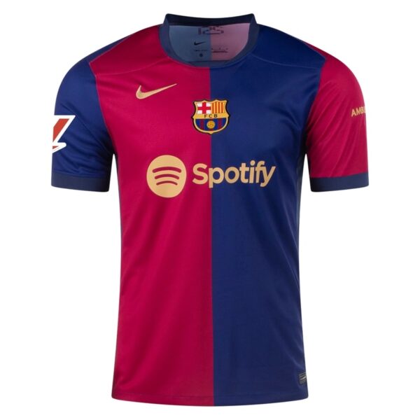 Barca Kids Kit Shirt 2024 2025 Home Lewandowski - Image 3