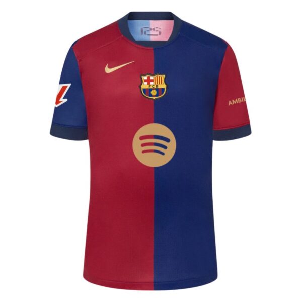 Barca Kids Kit Shirt 2024 2025 Home - Image 2